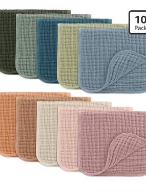 Comfy Cubs Muslin Burp Cloths